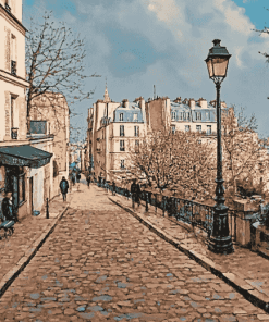 Montmartre Hill Boulevards Diamond Painting