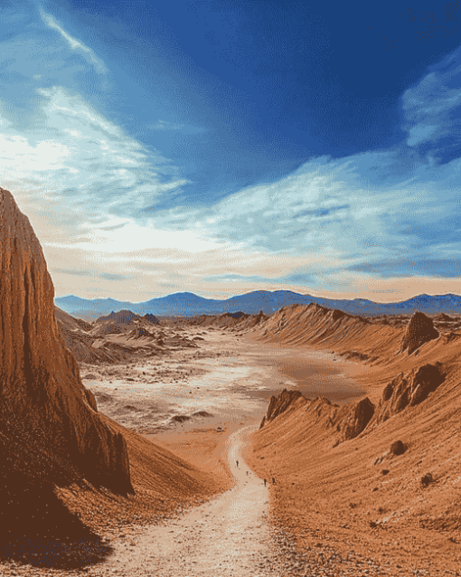 Moon Valley Atacama Landscape Diamond Painting