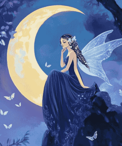 Moonlit Fairy Fantasy Diamond Painting