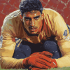 Moroccan Football Star Yassine Bounou Diamond Painting