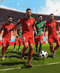 Moroccan Footballers Fifa 23 Diamond Painting