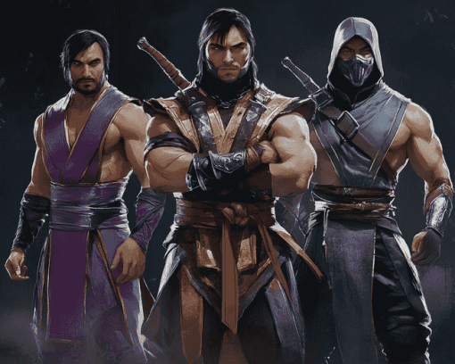 Mortal Kombat 11 Characters Diamond Painting