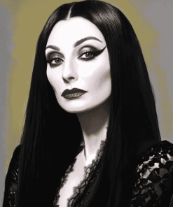 Morticia Addams Diamond Painting