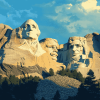 Mount Rushmore Monument Diamond Painting