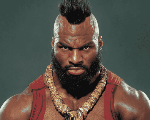 Mr T Wrestling Legend Diamond Painting