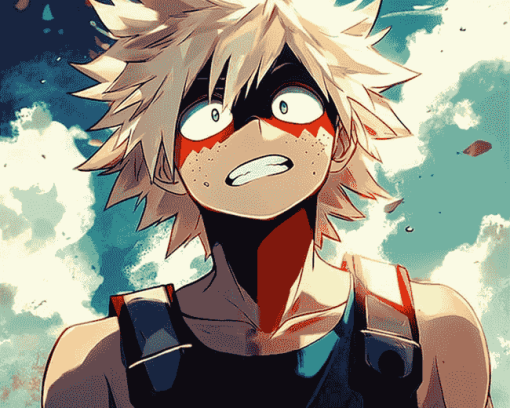 My Hero Academia Bakugo Diamond Painting