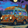 Mystery Machine Van Diamond Painting