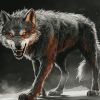 Mystical Fenrir Wolf Diamond Painting