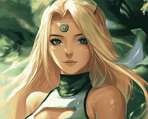 Naruto Tsunade Anime Diamond Painting