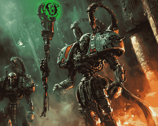 Necron Alien Animation Diamond Painting