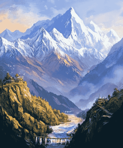 Nepal Foothills Diamond Painting