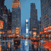 New York City Nightscape Diamond Painting