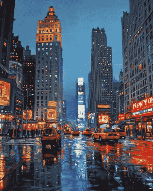 New York City Nightscape Diamond Painting