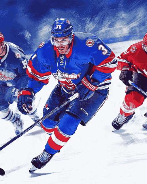 New York Rangers Ice Hockey Players Diamond Painting