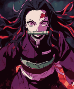 Nezuko Kamado Anime Diamond Painting