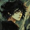 Nico Di Angelo Anime Diamond Painting