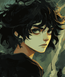 Nico Di Angelo Anime Diamond Painting