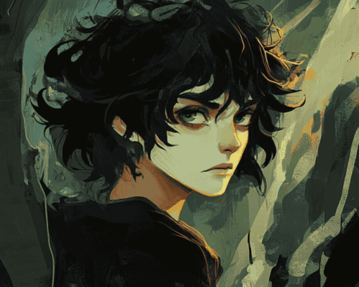 Nico Di Angelo Anime Diamond Painting