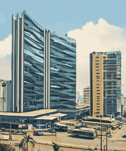 Nigeria City Skylines Diamond Painting