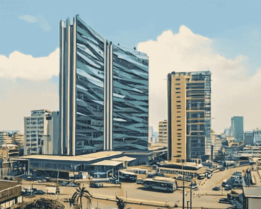 Nigeria City Skylines Diamond Painting