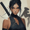 Ninja Girl Animation Diamond Painting