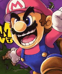 Nintendo's Mario & Wario Animation Diamond Painting