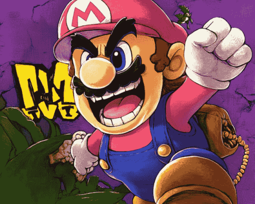 Nintendo's Mario & Wario Animation Diamond Painting