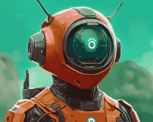 No Mans Sky Animated Robots Diamond Painting