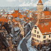 Nordlingen Germany Cityscape Diamond Painting