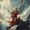 Norse Valkyrie Fantasy by Carl Emil Doepler Diamond Painting