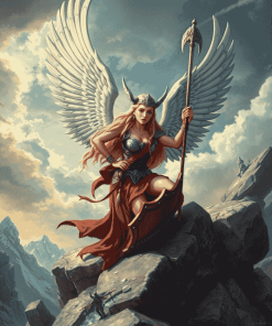 Norse Valkyrie Fantasy by Carl Emil Doepler Diamond Painting