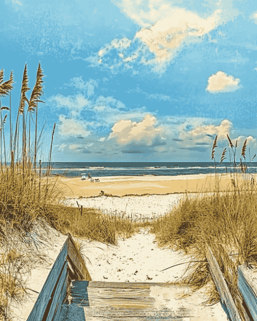 North Carolina Beach Escape Diamond Painting