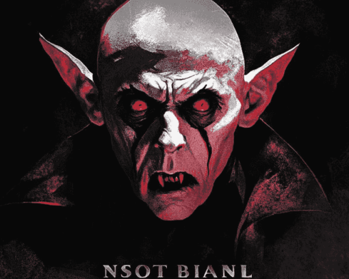 Nosferatu Horror Film Diamond Painting