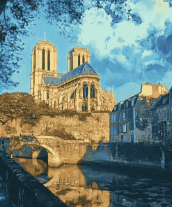 Notre Dame Boulogne Cityscape Diamond Painting