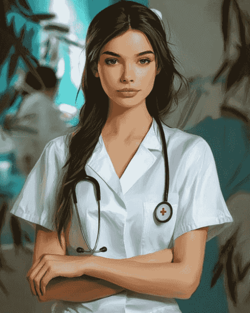 Nurse Girl Diamond Painting