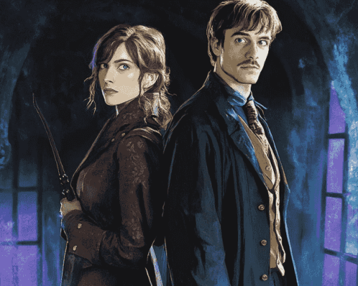 Nymphadora Tonks Remus Lupin Movie Series Diamond Painting