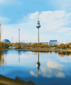 Olympiapark Scenic Diamond Painting