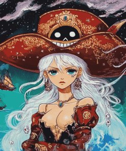 One Piece Merry Anime Diamond Painting