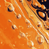 Orange Abstract Art Diamond Painting