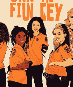 Orange Is The New Black Diamond Painting