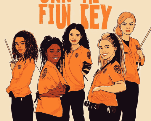 Orange Is The New Black Diamond Painting