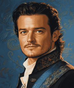 Orlando Bloom Celebrity Diamond Painting