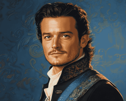 Orlando Bloom Celebrity Diamond Painting