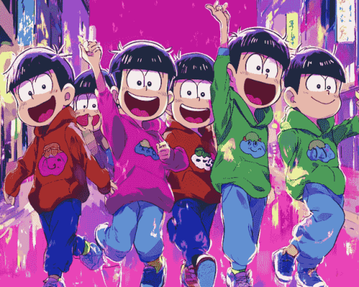 Osomatsu San Anime Diamond Painting