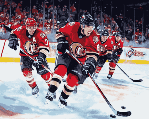 Ottawa Senators Ice Hockey Diamond Painting