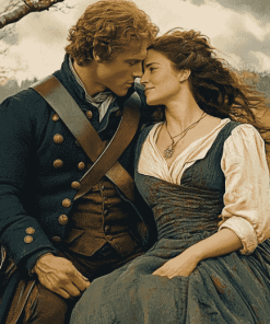 Outlander Claire & Jamie Fraser Diamond Painting