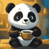 Panda Bear Cartoon Diamond Painting