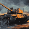 Panther Tanks Military Diamond Painting