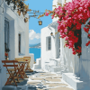 Paros Island Alleys Diamond Painting