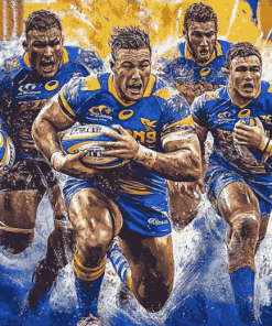 Parramatta Eels Rugby Diamond Painting